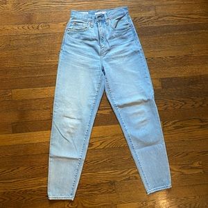 High Rise Taper Jeans